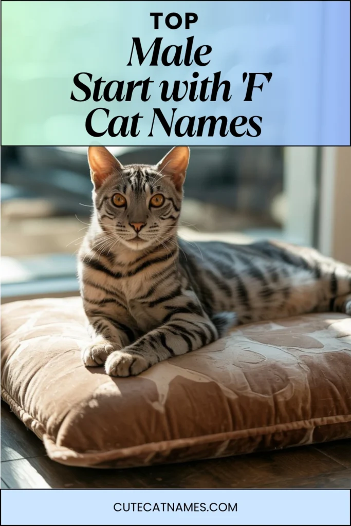 Male Cat Names That Start with 'F'