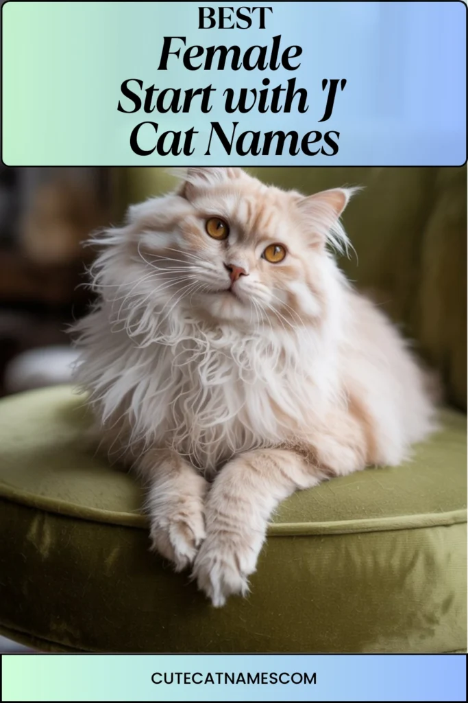 Female Cat Names That Start with 'J'