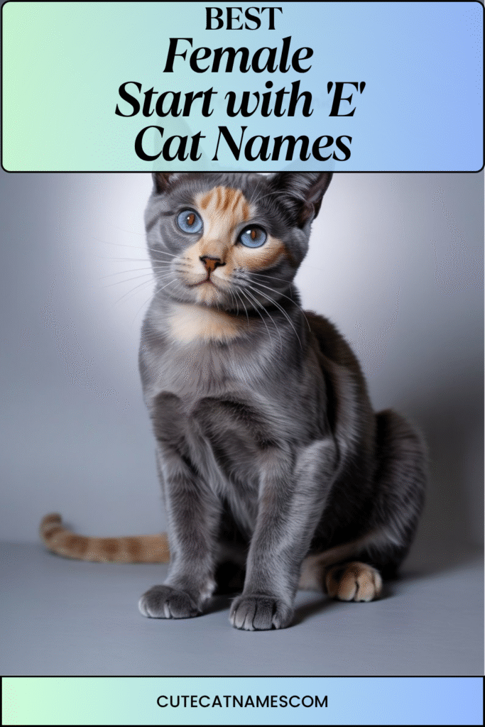 Female Cat Names That Start with 'E'