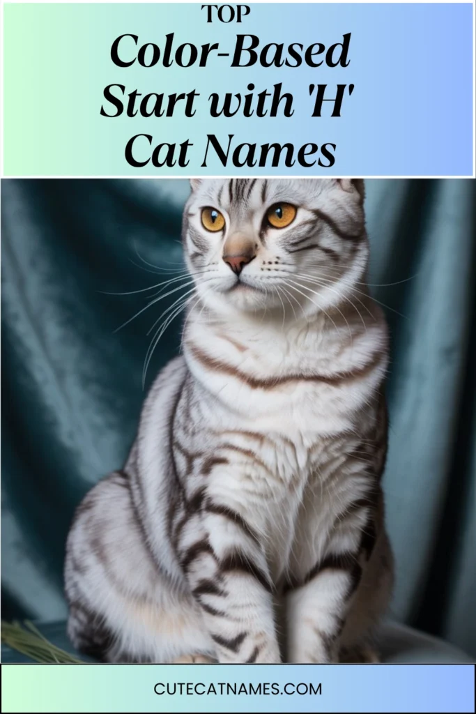 Color-Themed 'H' Cat Names