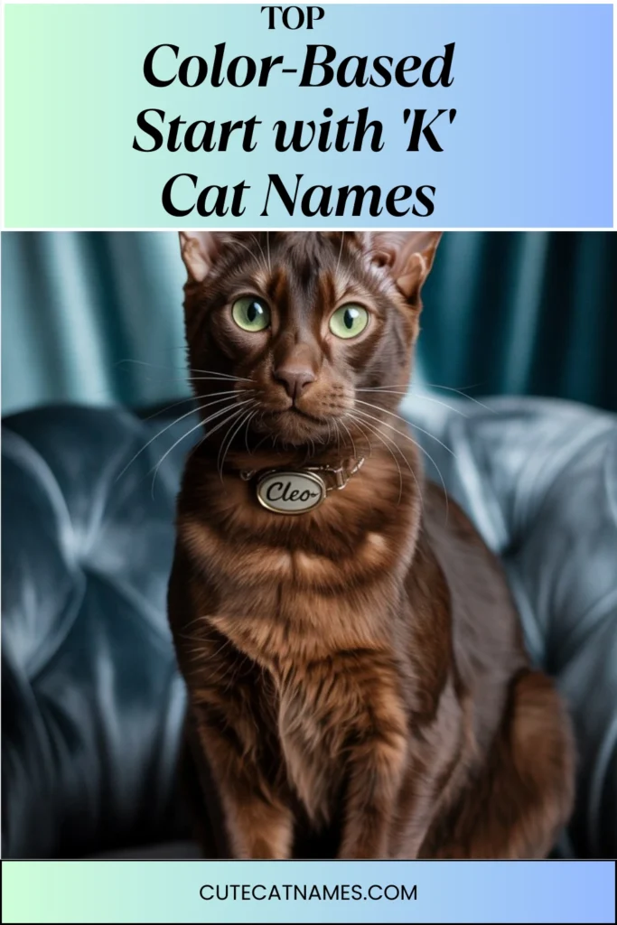 Color-Themed 'K' Cat Names