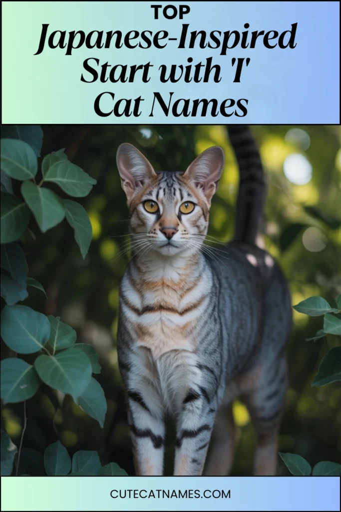Japanese-Inspired 'I' Cat Names