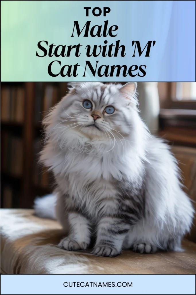 Male Cat Names That Start with 'M'