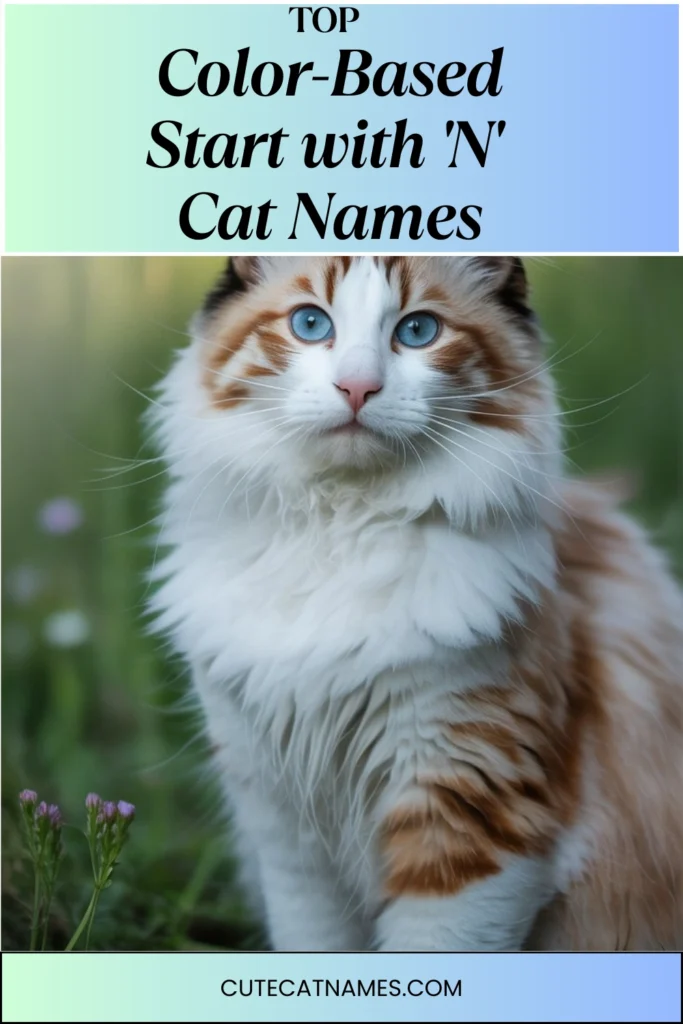 Color-Themed 'N' Cat Names