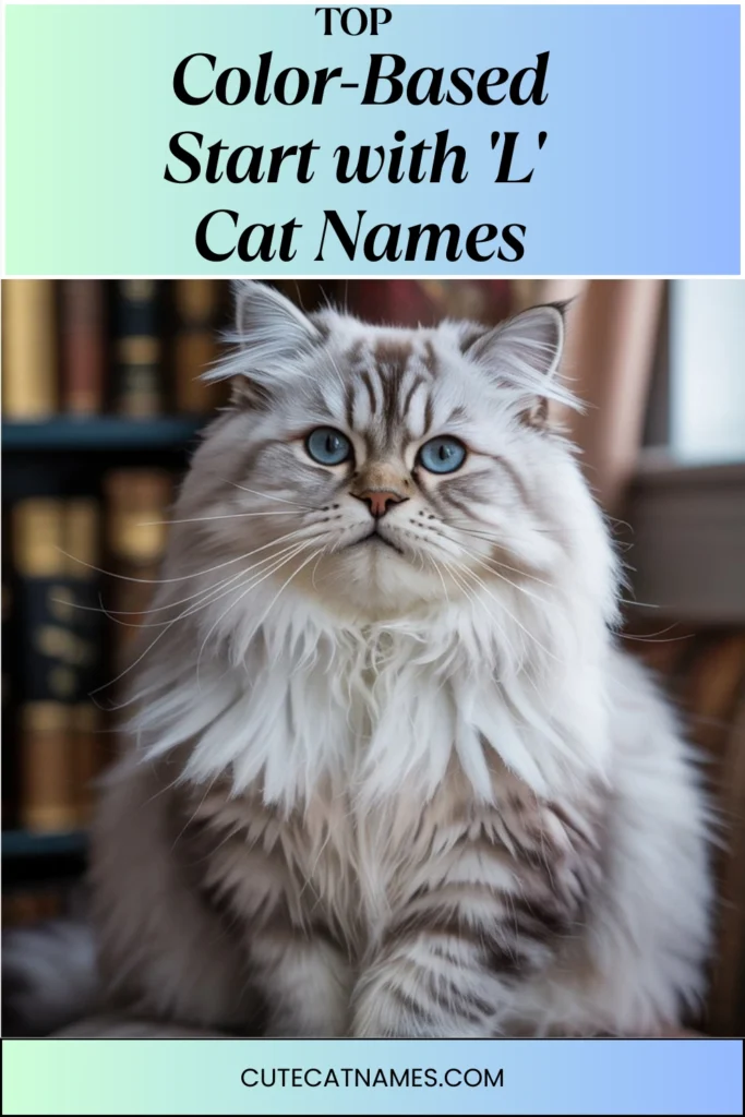 Color-Themed 'L' Cat Names