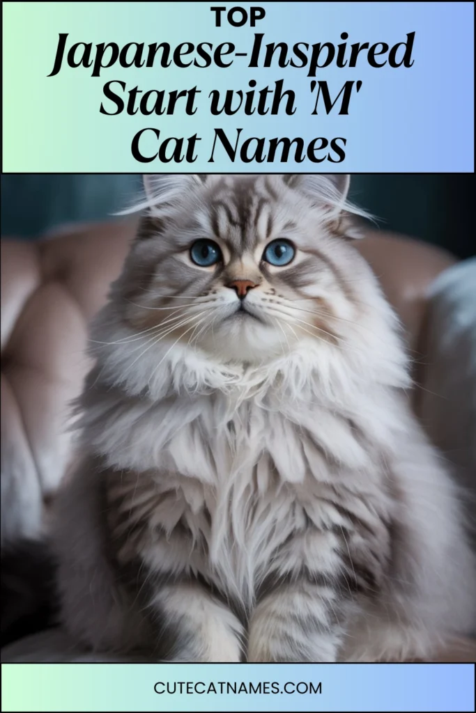 Japanese-Inspired 'M' Cat Names