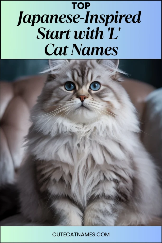 Japanese-Inspired 'L' Cat Names