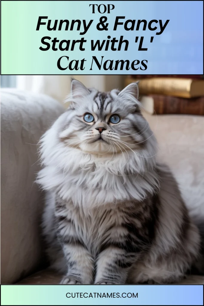 Funny & Fancy 'L' Cat Names