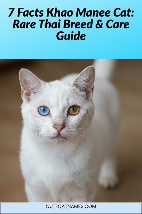 7 Facts Khao Manee Cat: Rare Thai Breed & Care Guide